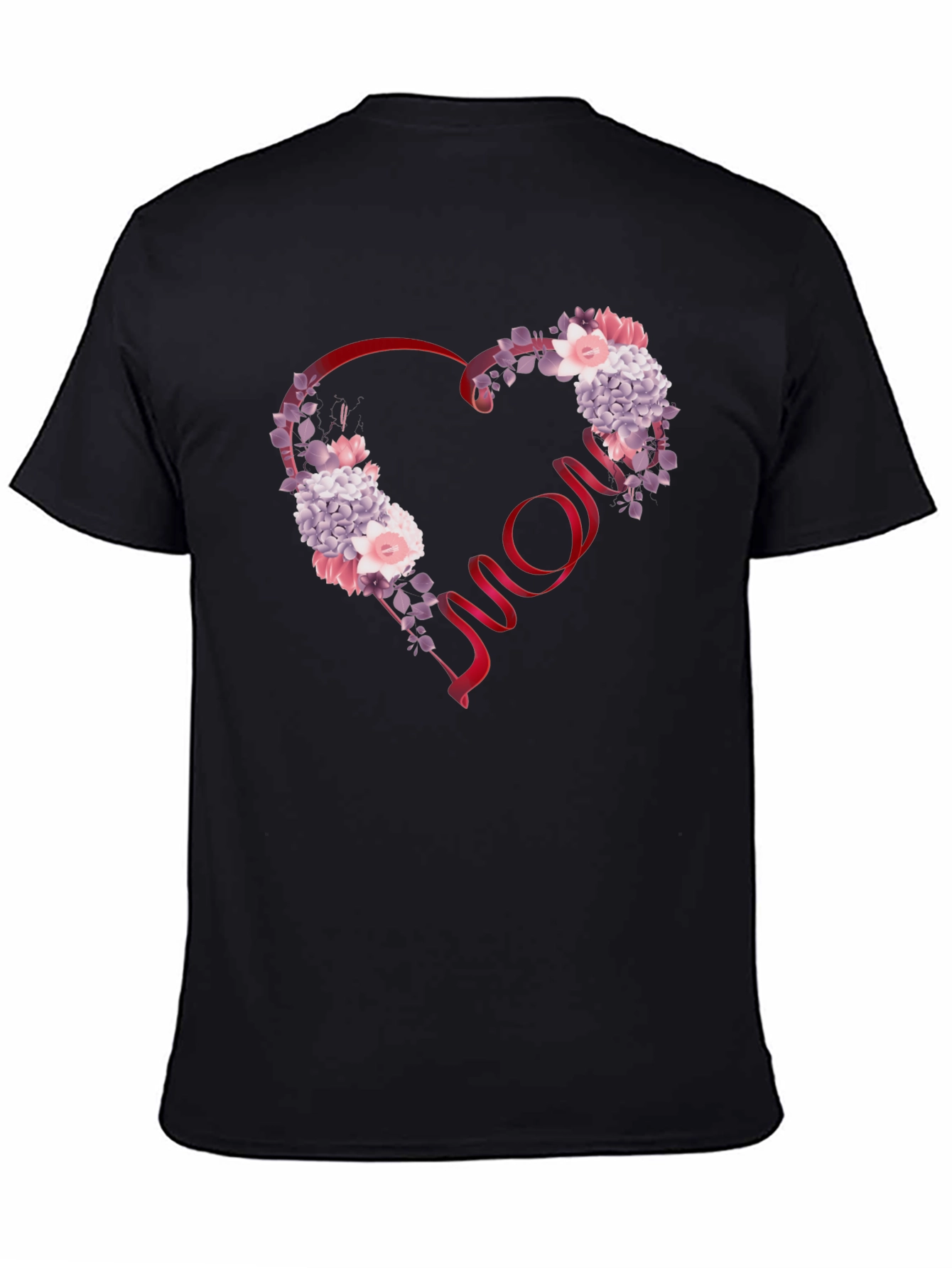 Floral Heart Mom T-Shirt