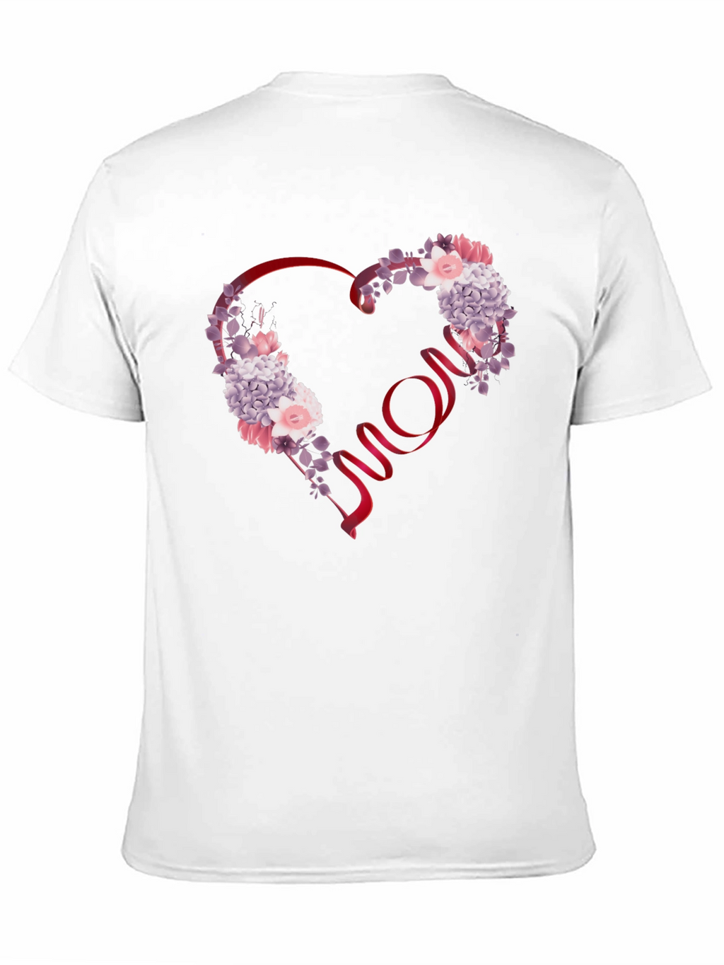 Floral Heart Mom T-Shirt