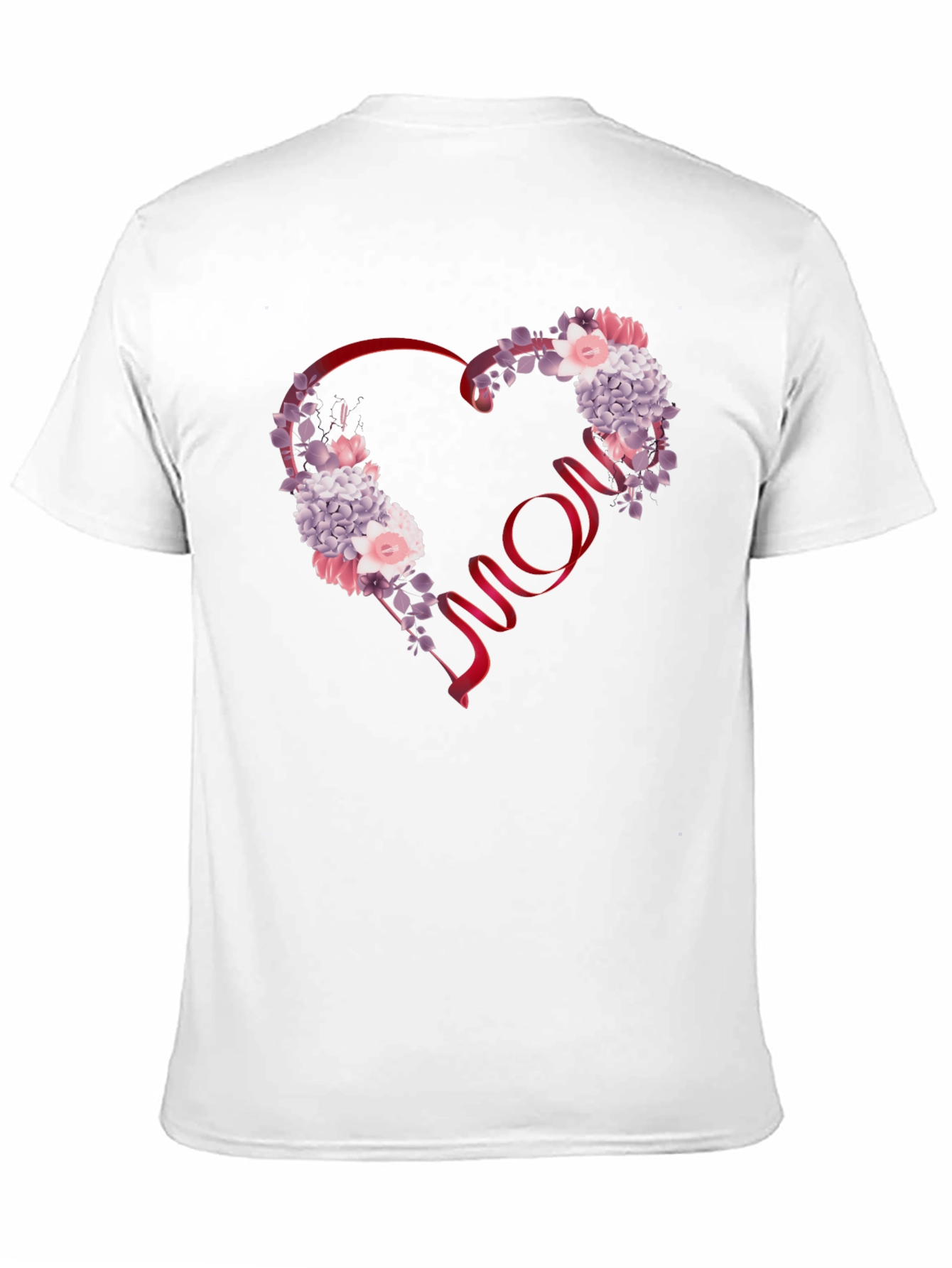 Floral Heart Mom T-Shirt