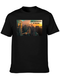 Success Velocity Cityscape Black T-Shirt