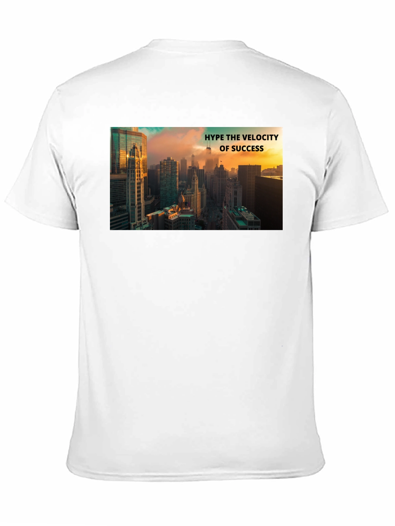 Success Velocity Cityscape Black T-Shirt