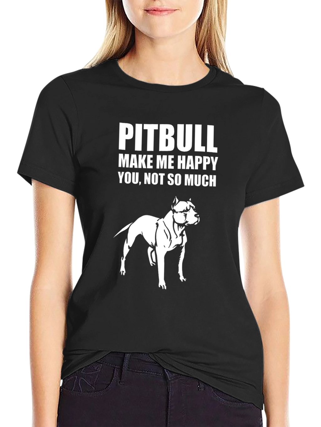 Pitbull Graphic T-Shirt - Dog Lover Tee