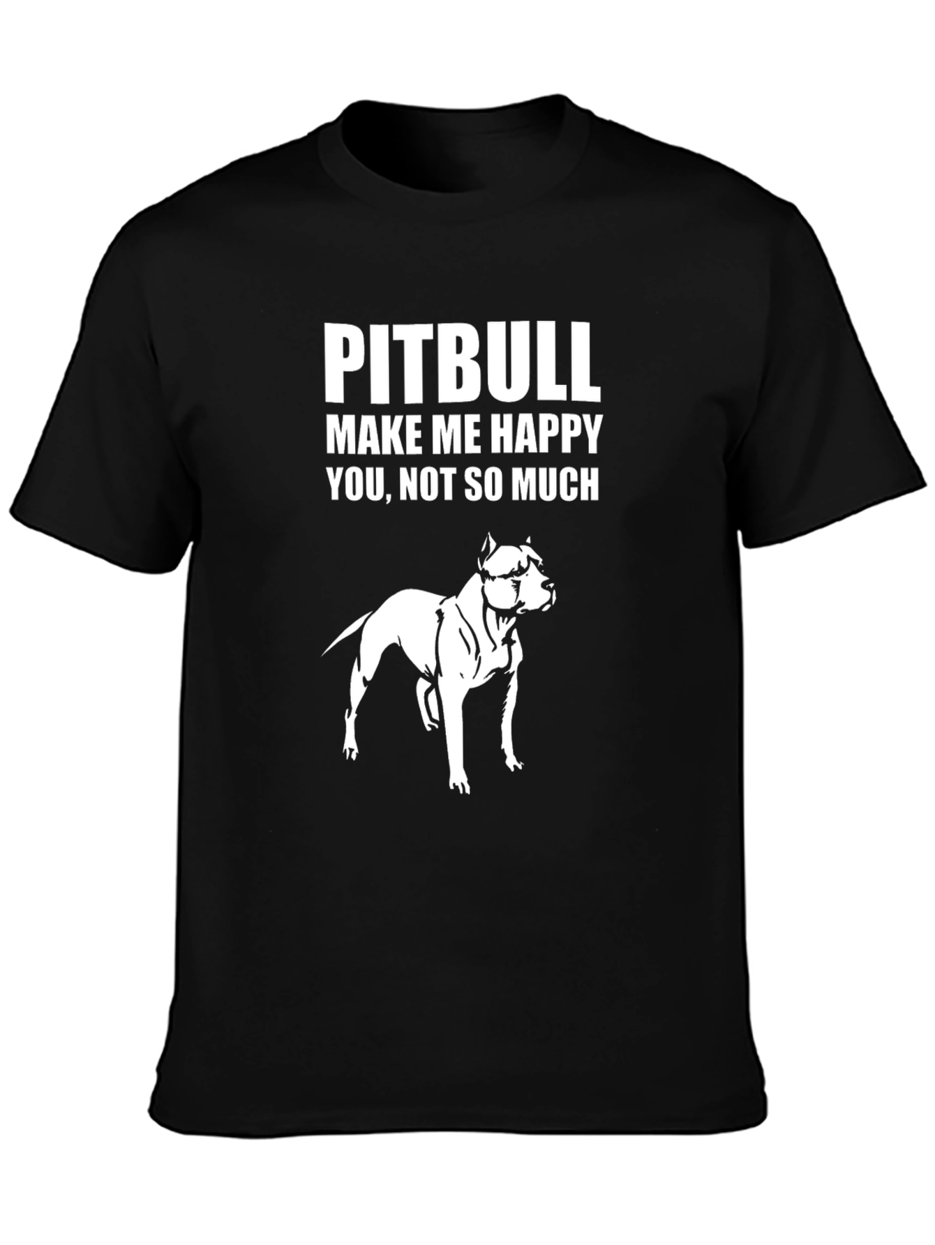 Pitbull Graphic T-Shirt - Dog Lover Tee