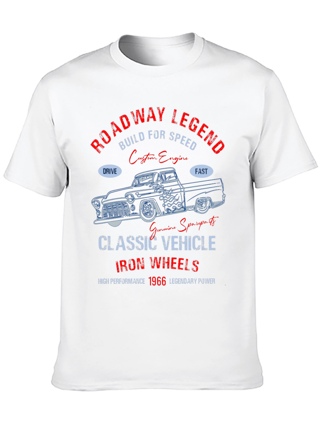 Roadway Legend 1966 Classic Vehicle T-Shirt
