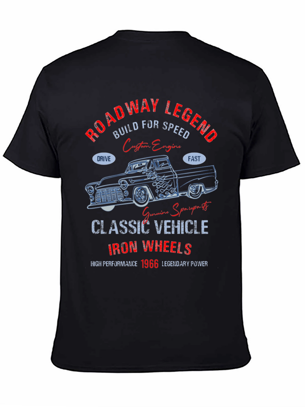 Roadway Legend 1966 Classic Vehicle T-Shirt