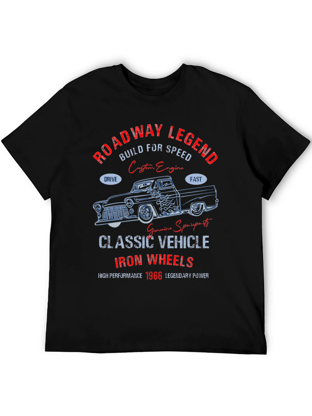 Roadway Legend 1966 Classic Vehicle T-Shirt