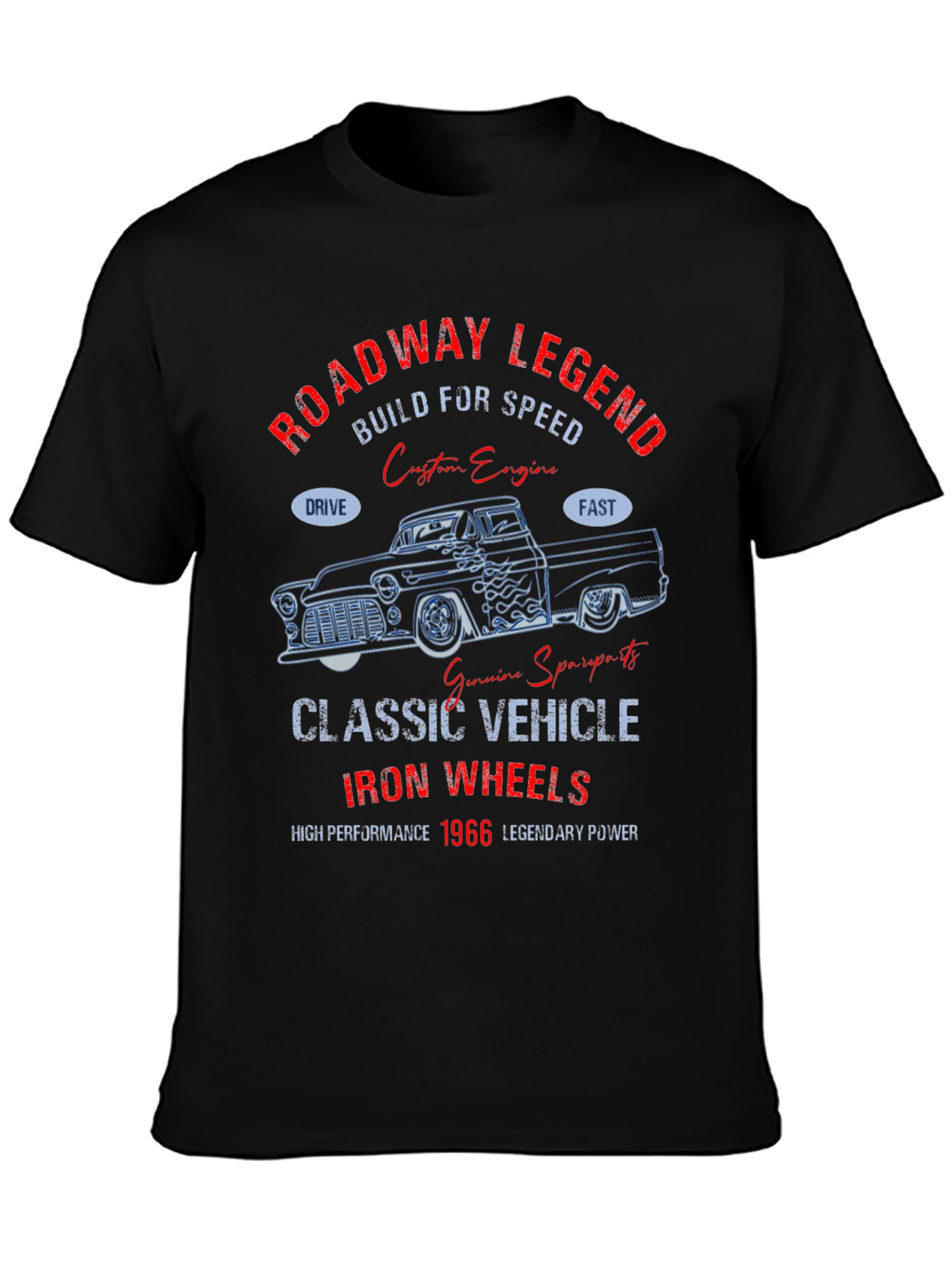 Roadway Legend 1966 Classic Vehicle T-Shirt