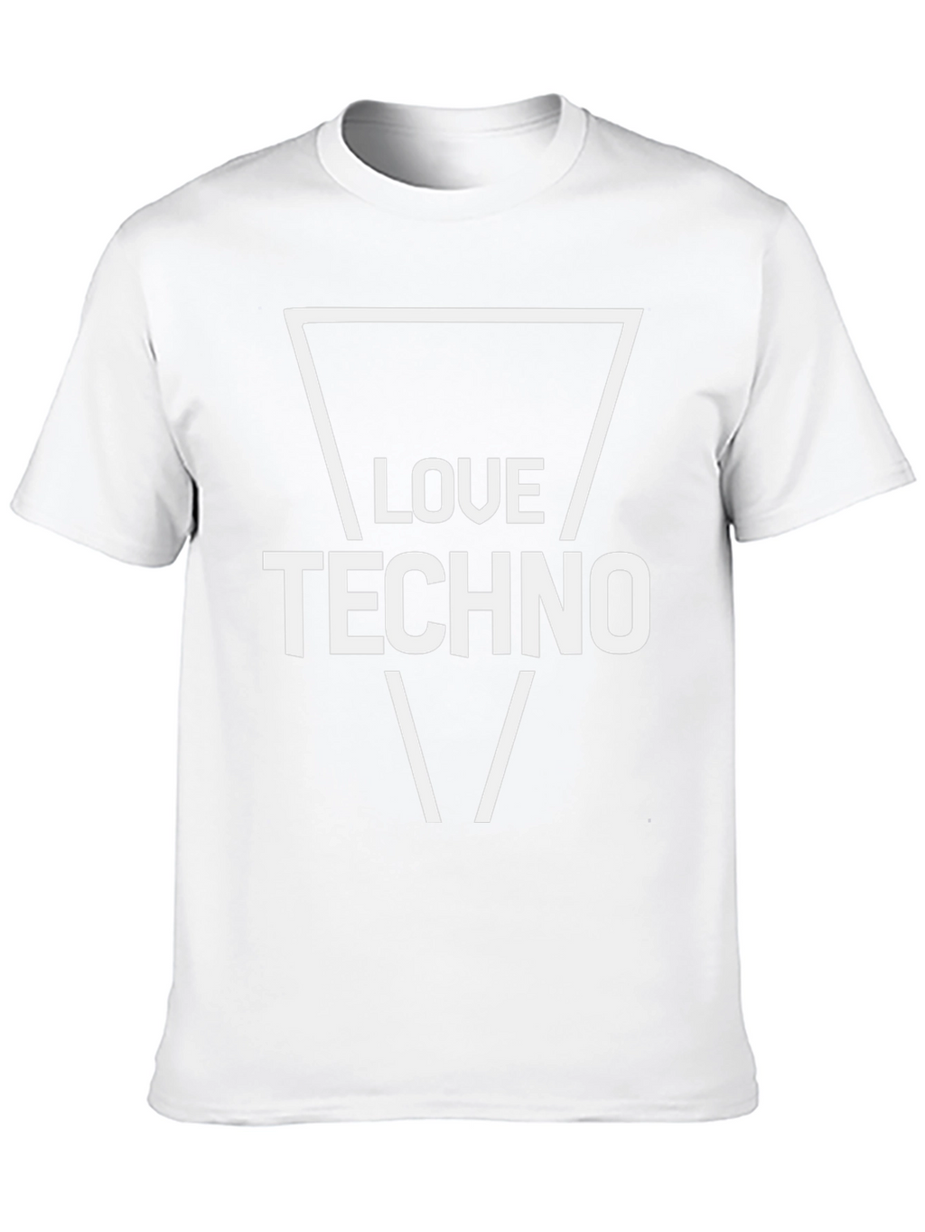 Love Techno Black Graphic Tee