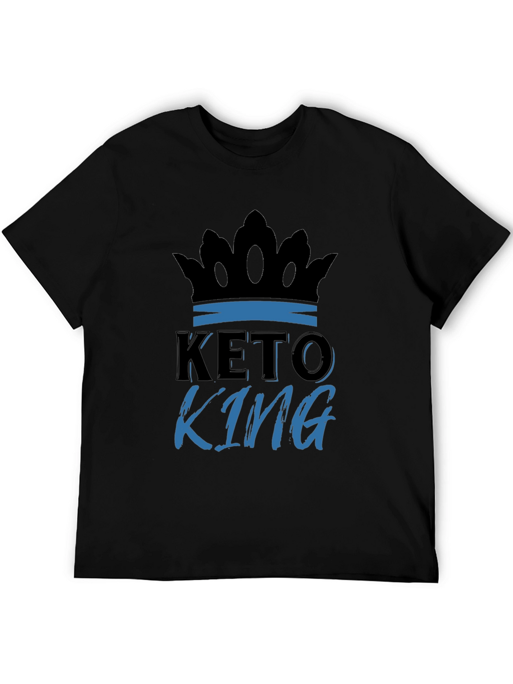Keto King Graphic T-Shirt - Black