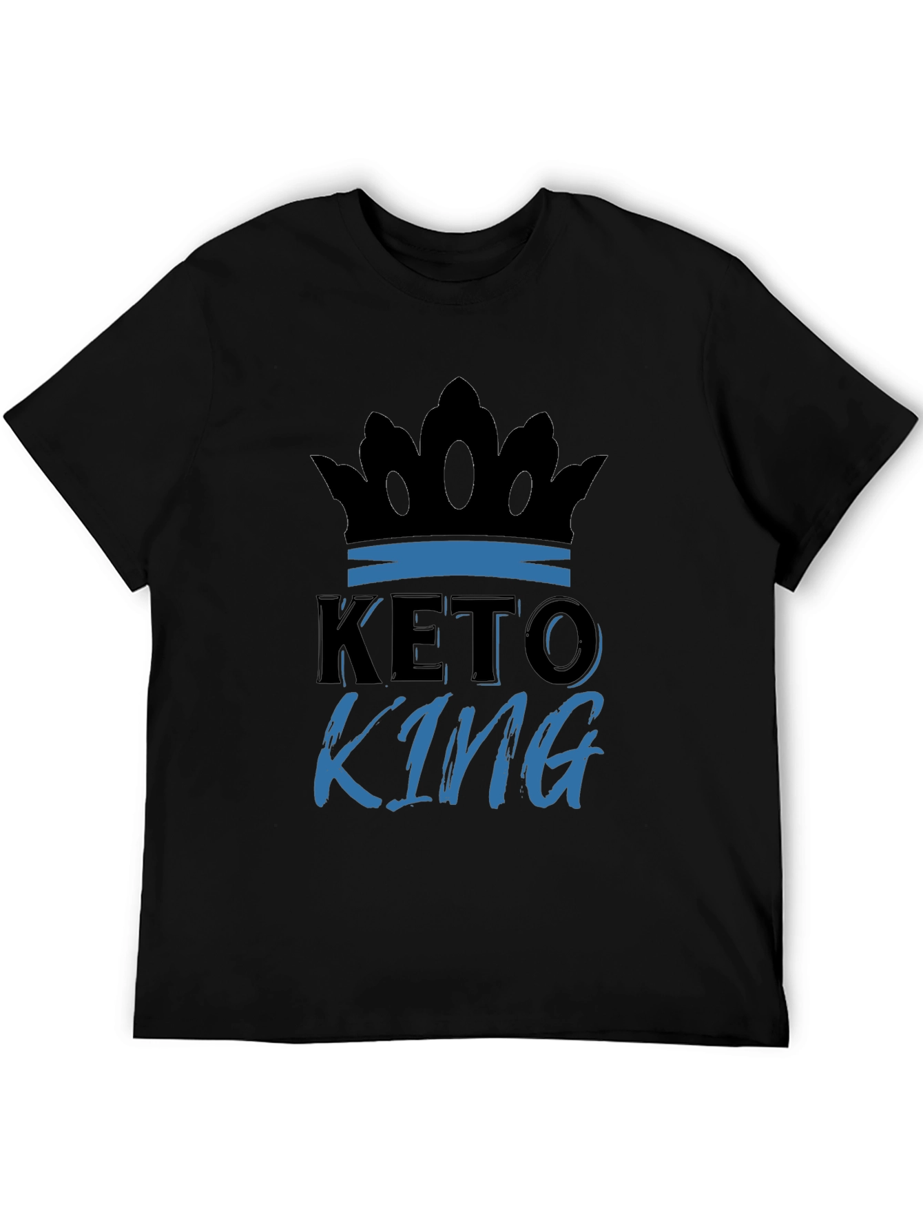 Keto King Graphic T-Shirt - Black