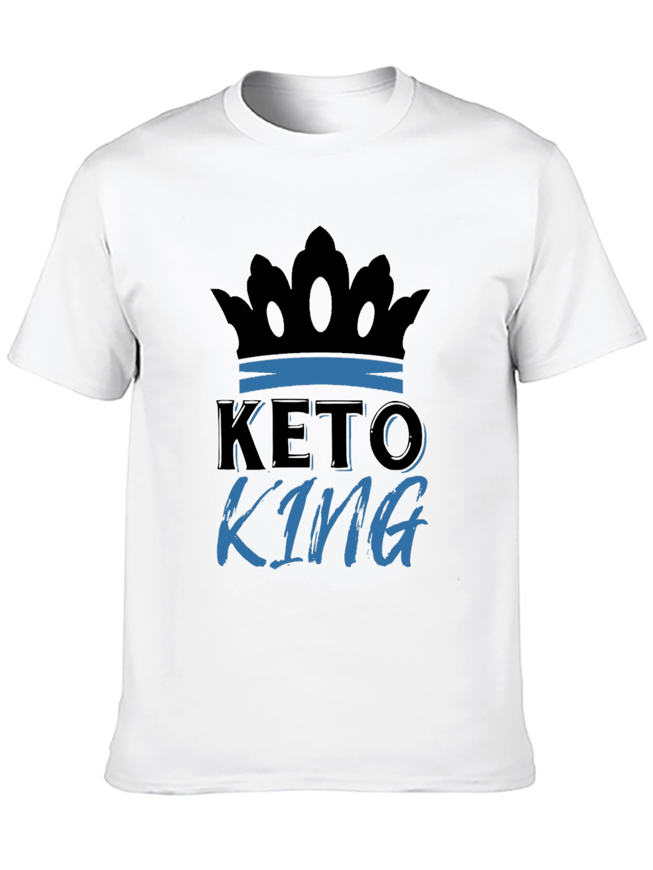 Keto King Graphic T-Shirt - Black