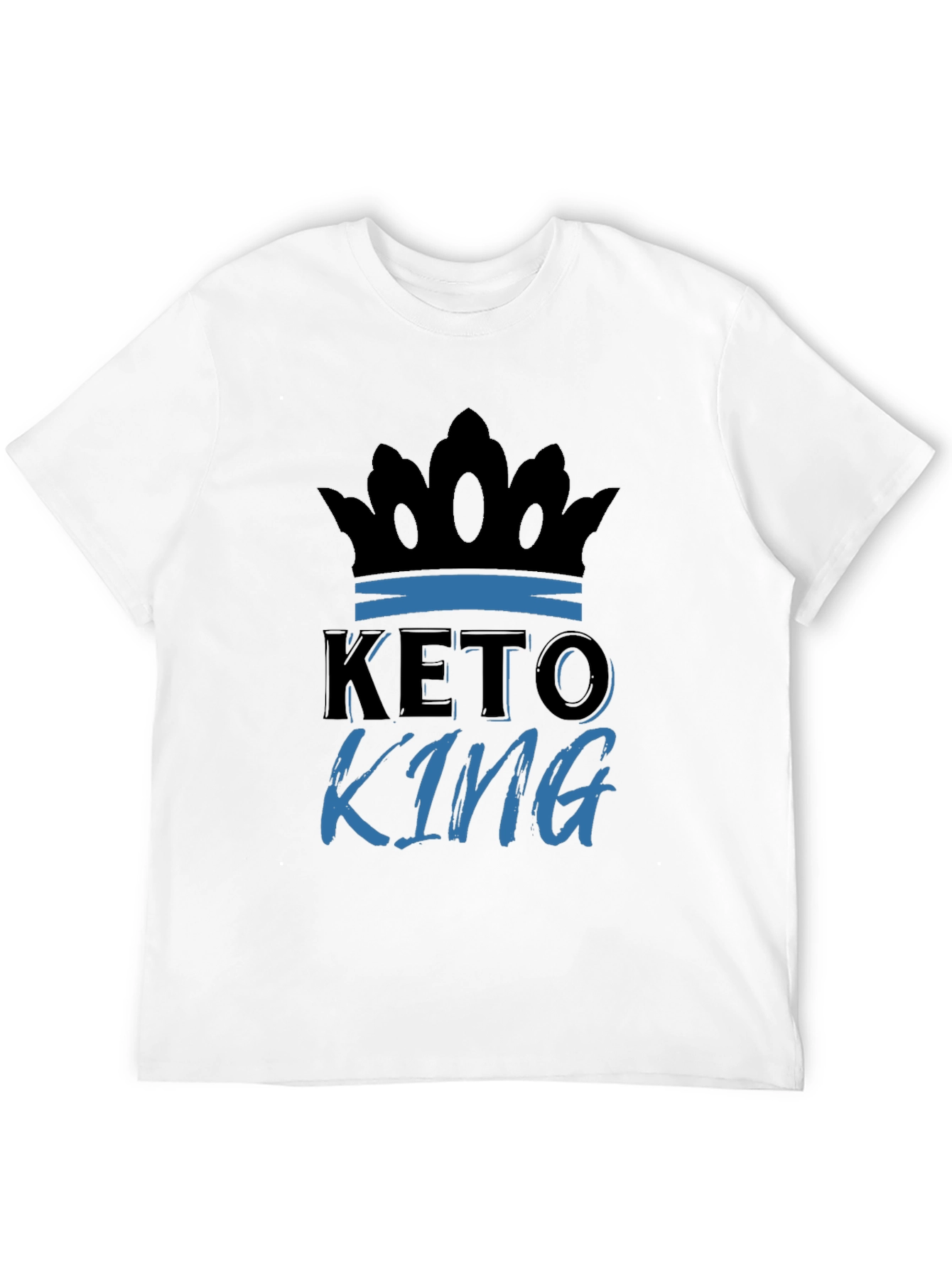 Keto King Graphic T-Shirt - Black