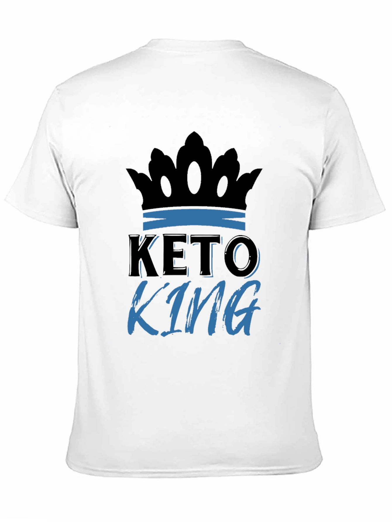 Keto King Graphic T-Shirt - Black
