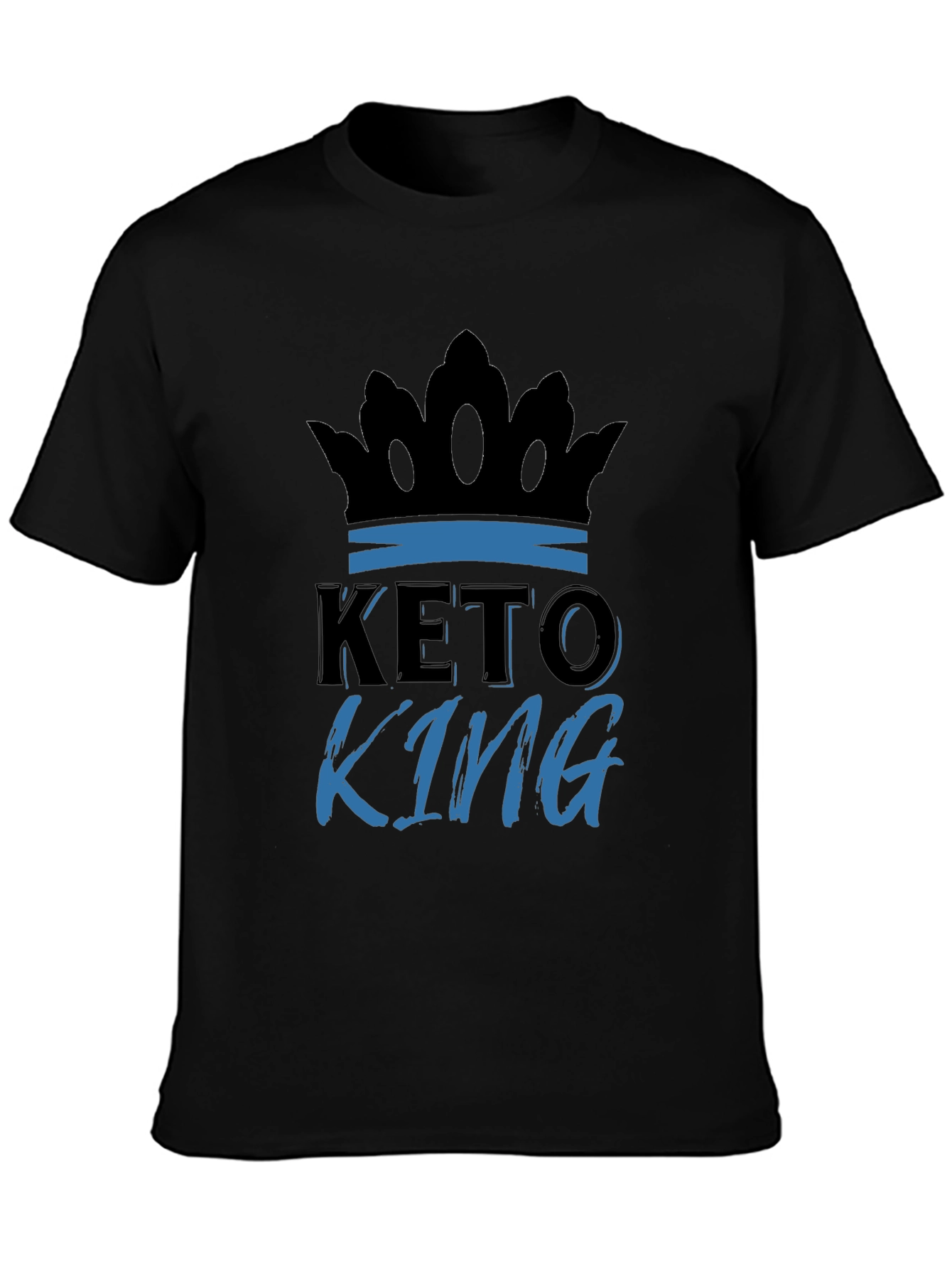 Keto King Graphic T-Shirt - Black