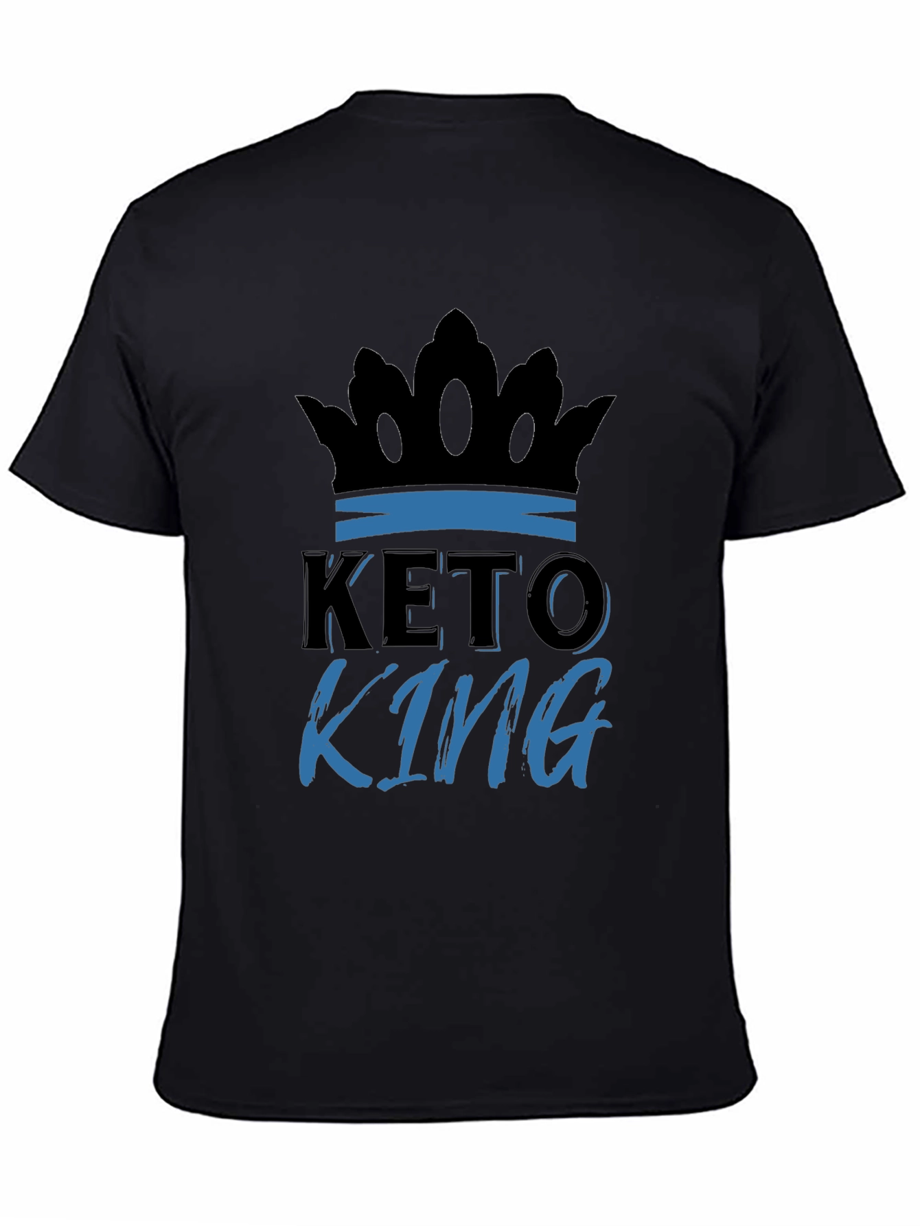 Keto King Graphic T-Shirt - Black