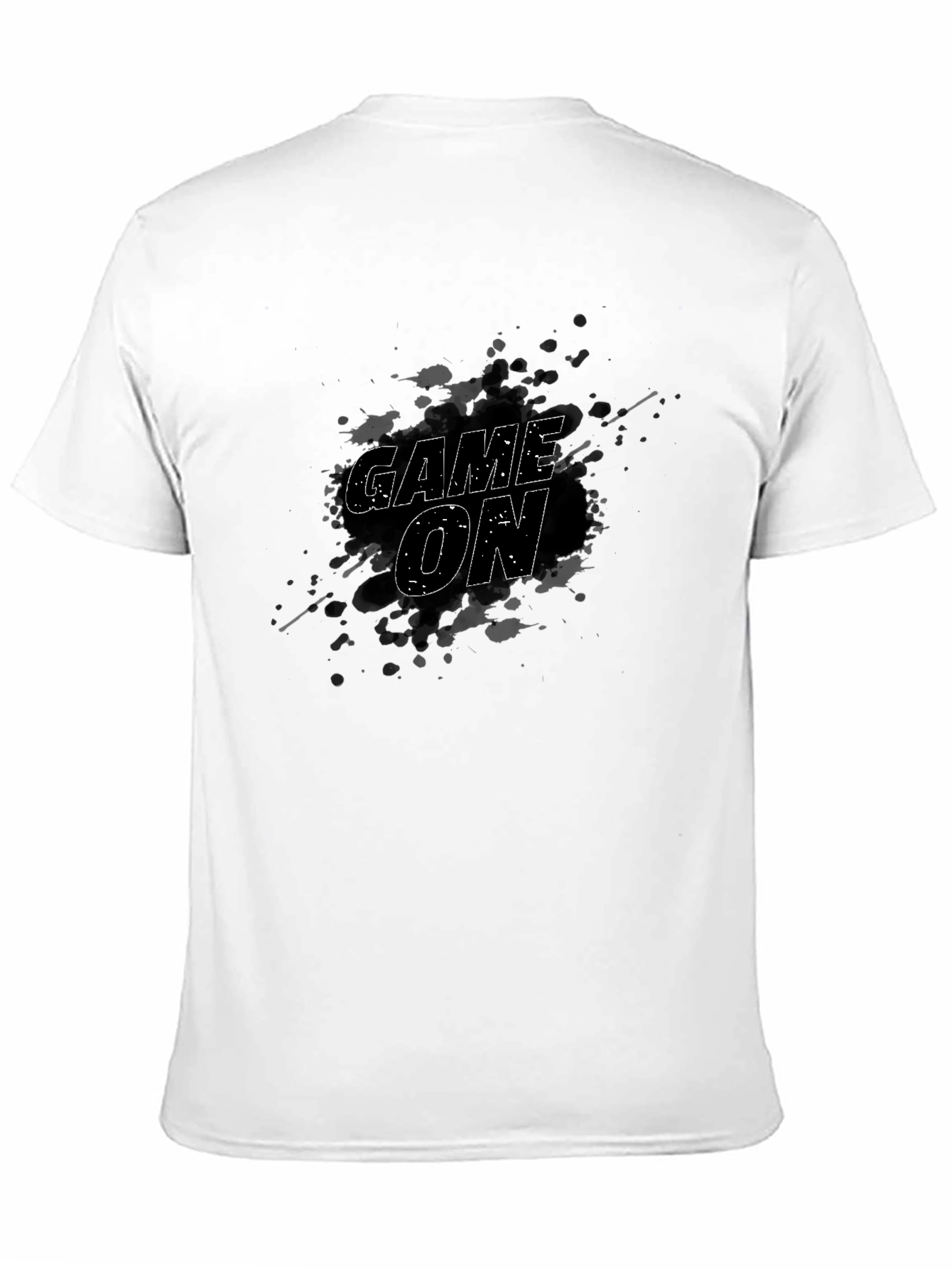 Game On T-Shirt - Unique Splatter Design
