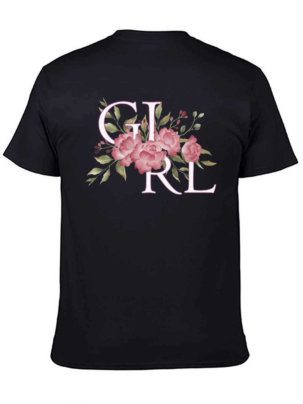 Floral GIRL Tee - Stylish Womens Graphic T-Shirt