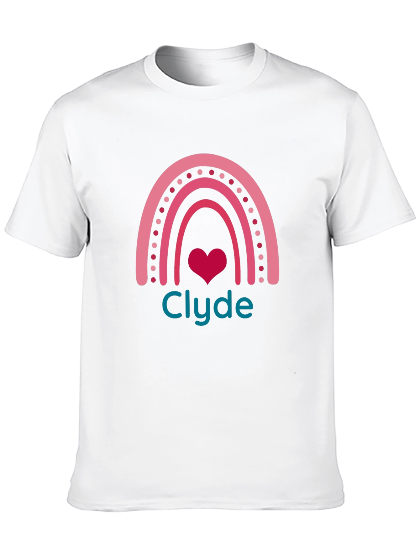 Clyde Rainbow Heart T-Shirt