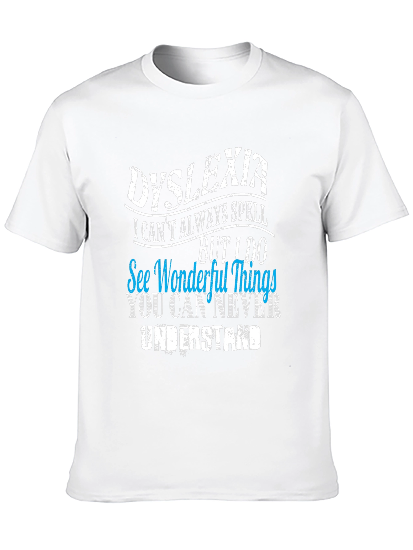 Dyslexia Awareness Graphic T-Shirt