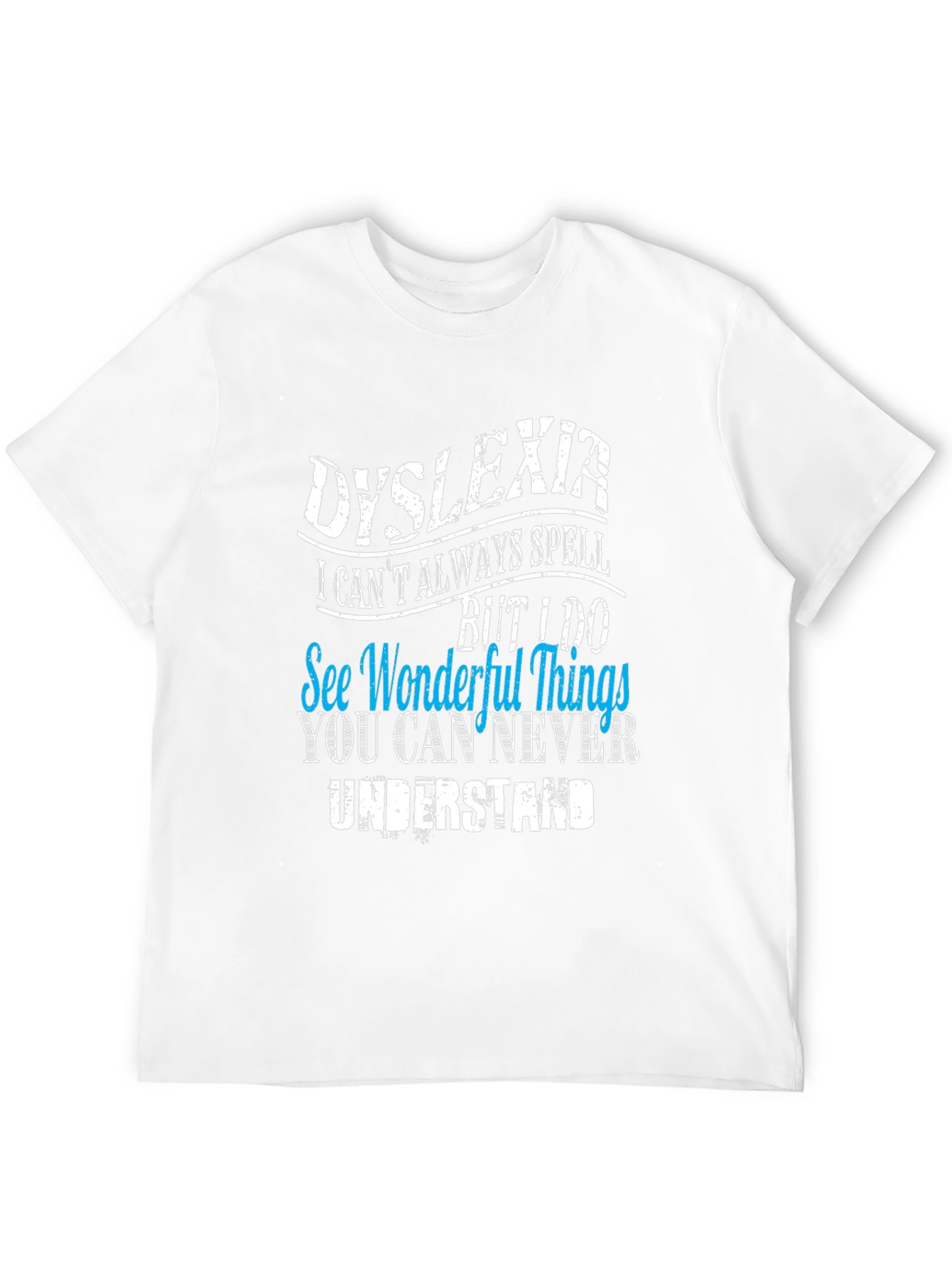Dyslexia Awareness Graphic T-Shirt