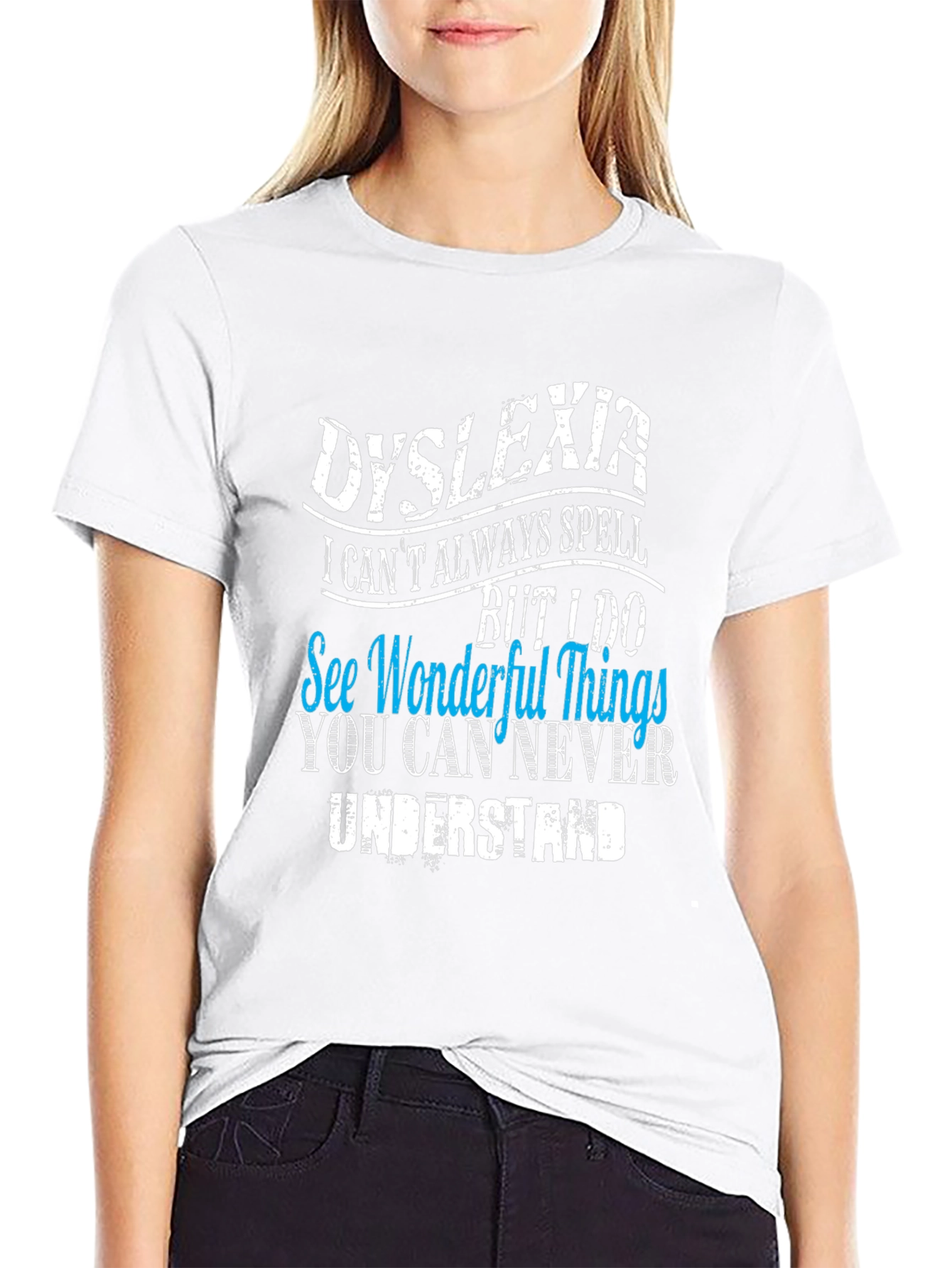 Dyslexia Awareness Graphic T-Shirt