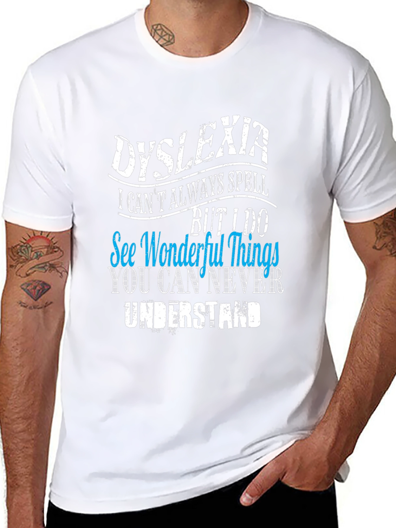 Dyslexia Awareness Graphic T-Shirt