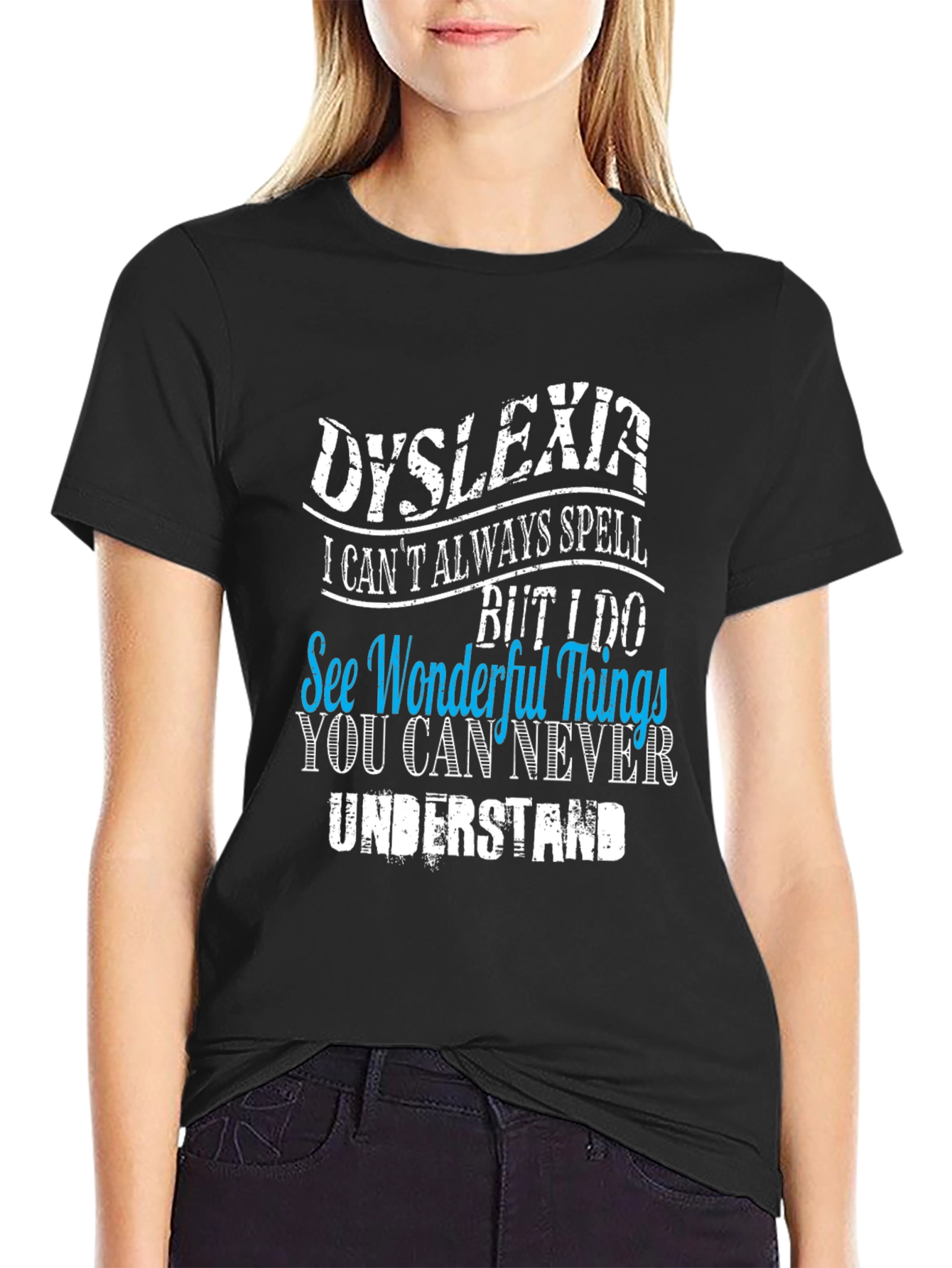 Dyslexia Awareness Graphic T-Shirt