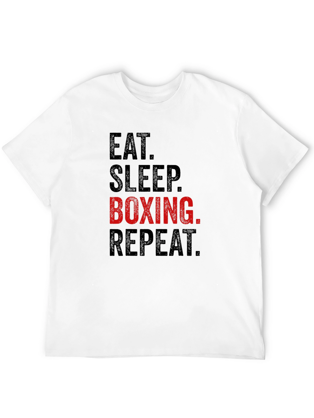 Eat Sleep Boxing Repeat T-Shirt - Black