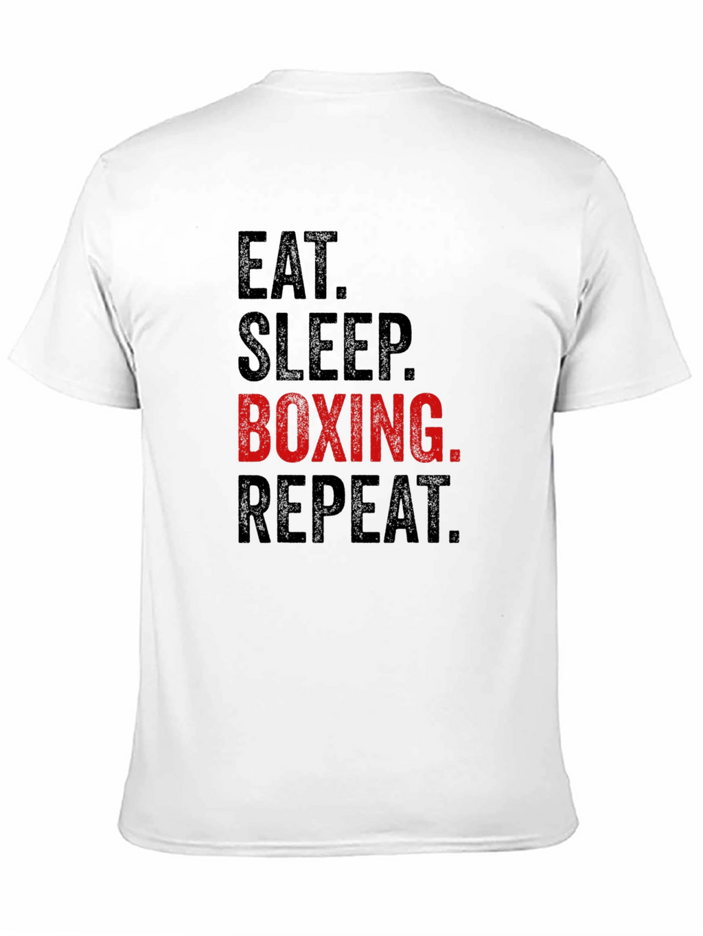 Eat Sleep Boxing Repeat T-Shirt - Black