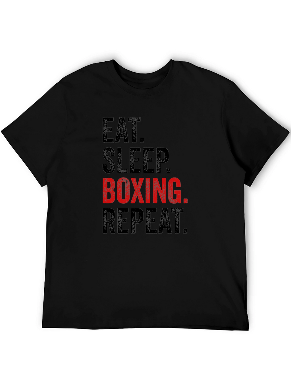 Eat Sleep Boxing Repeat T-Shirt - Black