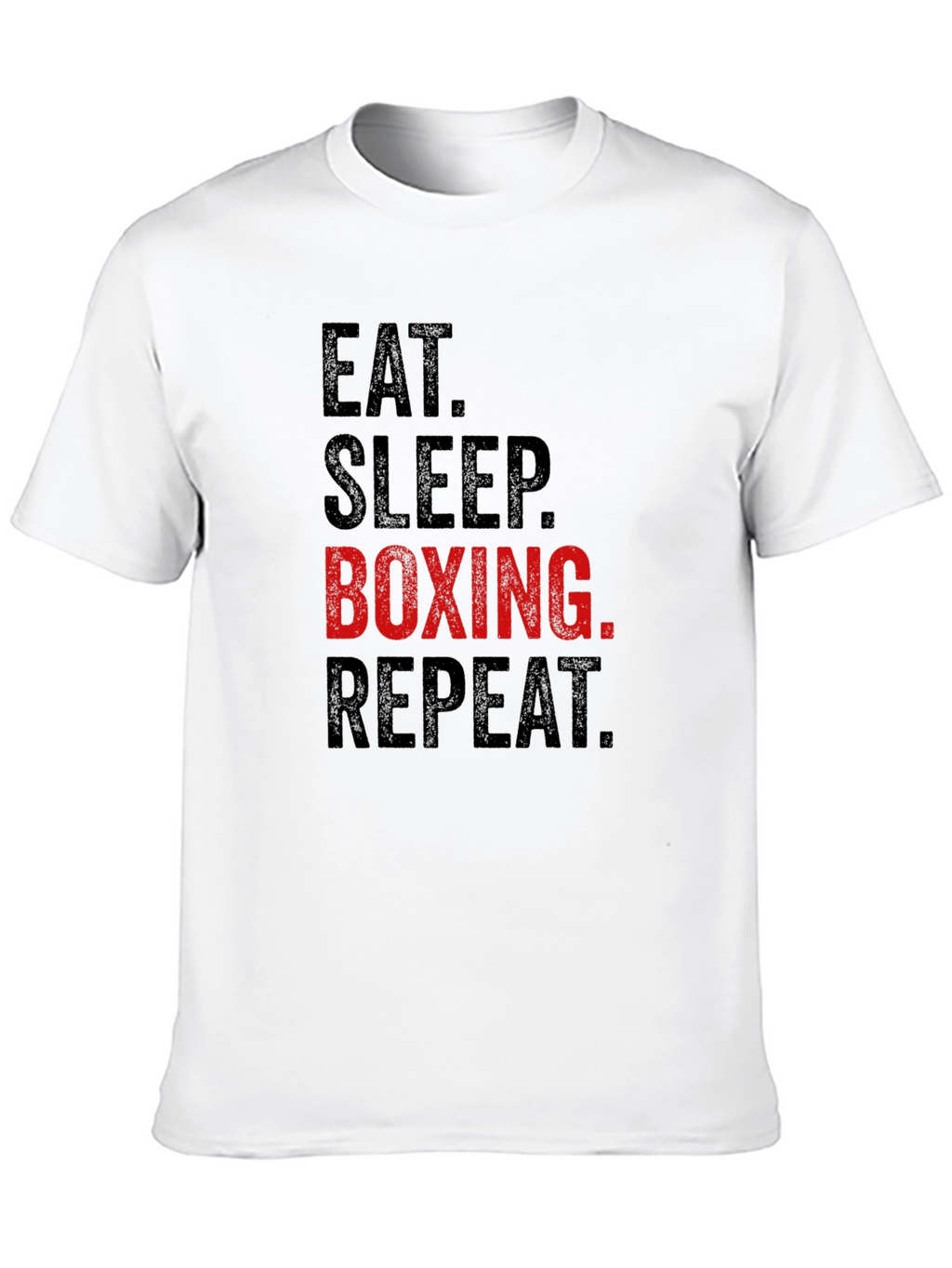 Eat Sleep Boxing Repeat T-Shirt - Black