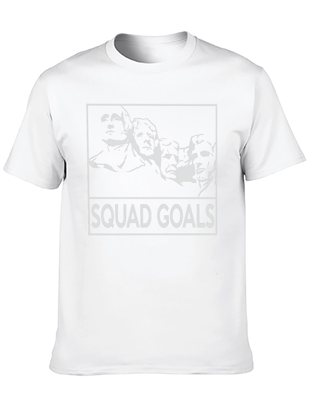 Squad Goals Mount Rushmore Graphic T-Shirt