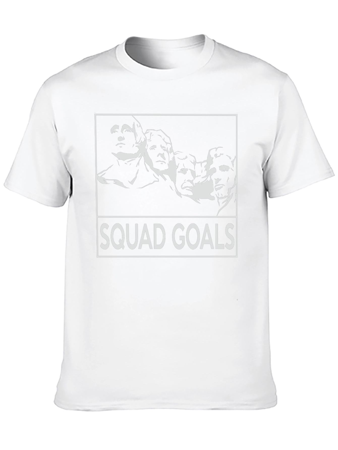 Squad Goals Mount Rushmore Graphic T-Shirt