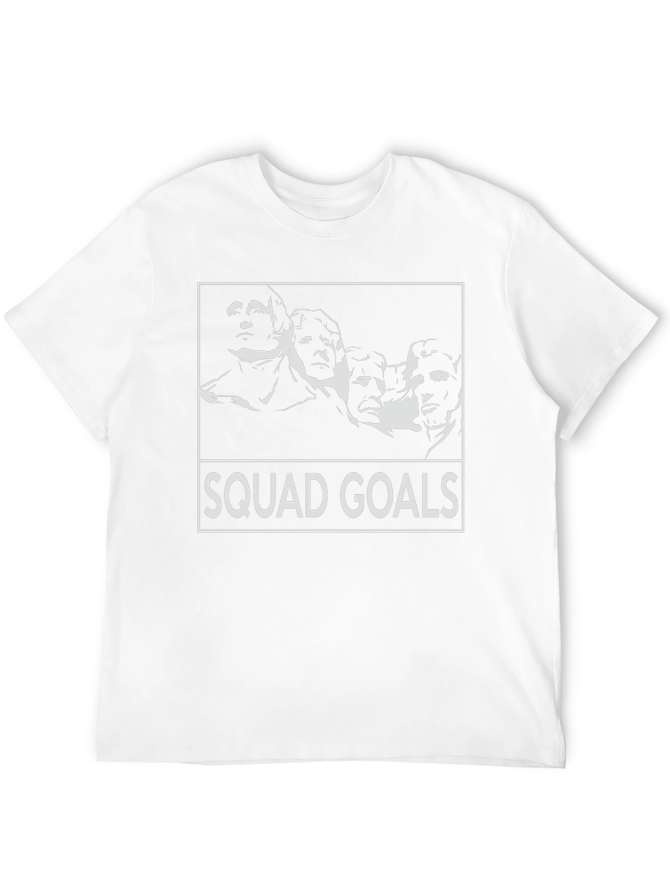 Squad Goals Mount Rushmore Graphic T-Shirt