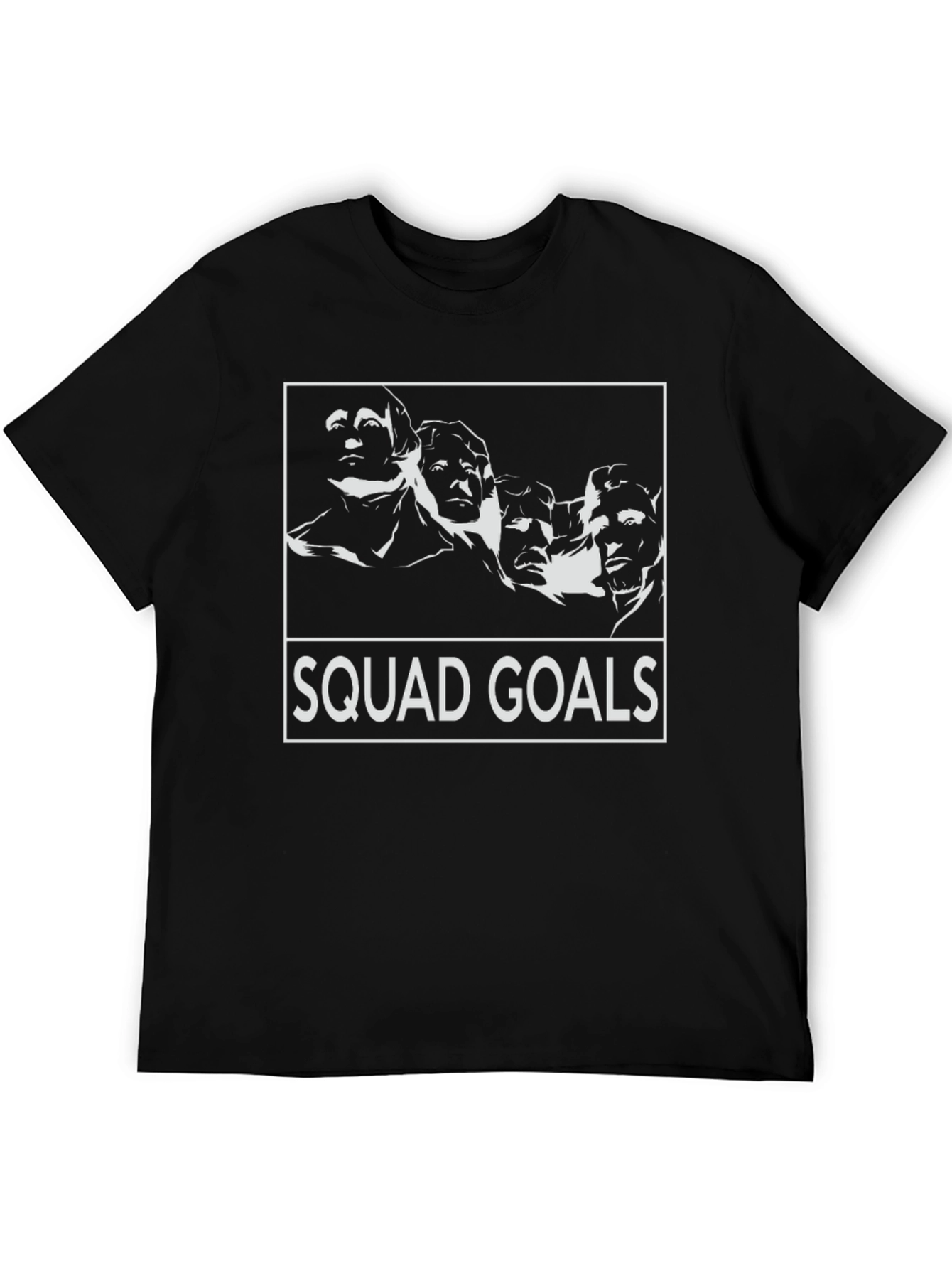 Squad Goals Mount Rushmore Graphic T-Shirt