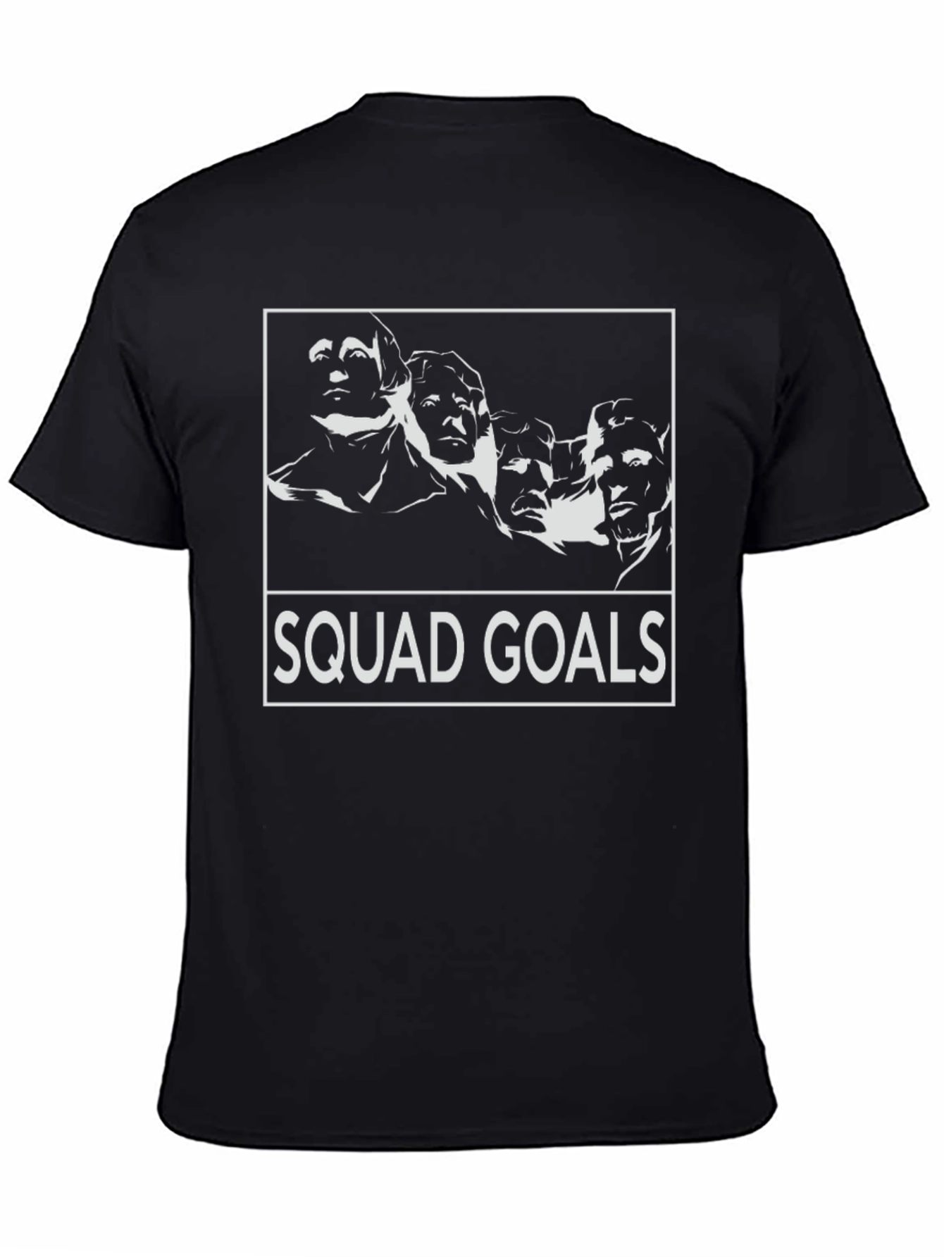 Squad Goals Mount Rushmore Graphic T-Shirt
