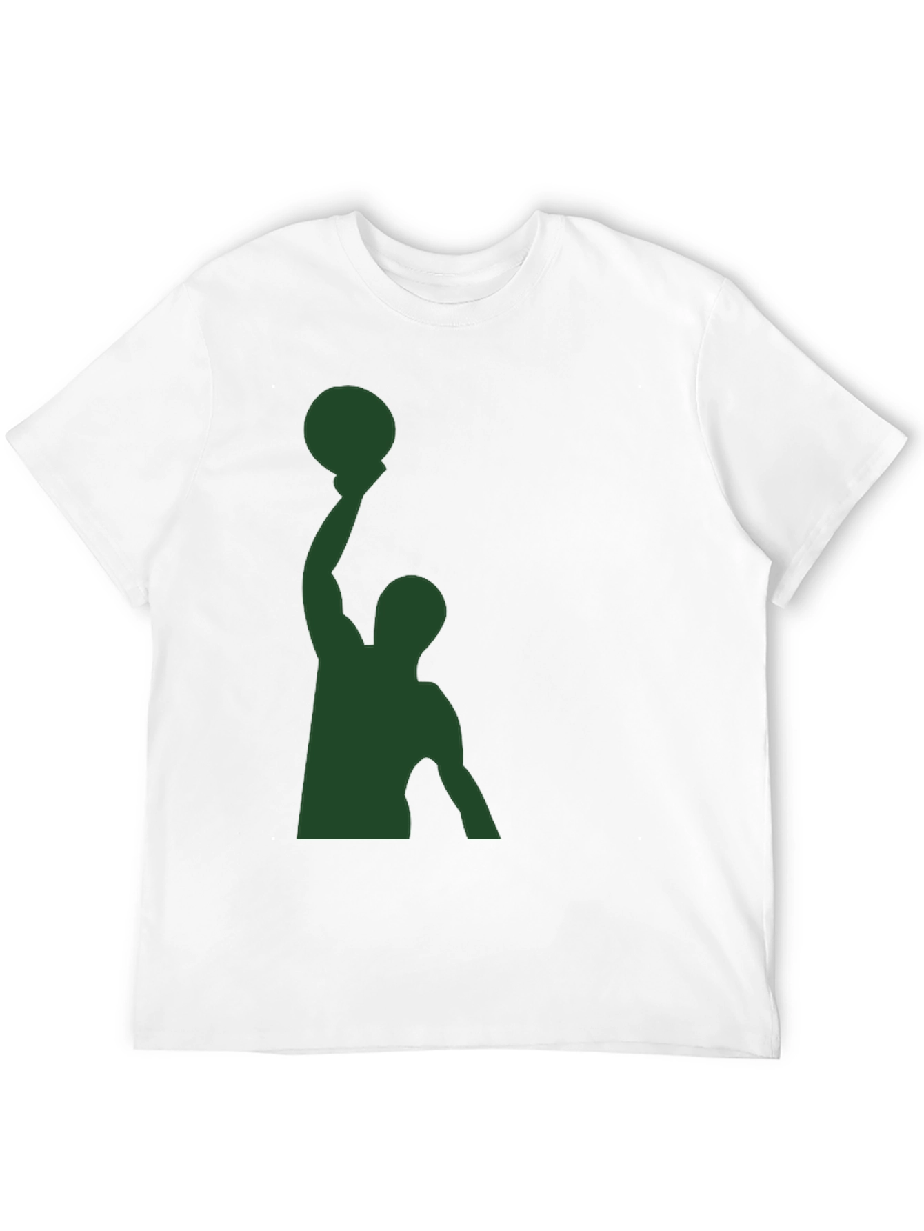 Basketball Player Silhouette Graphic T-Shirt