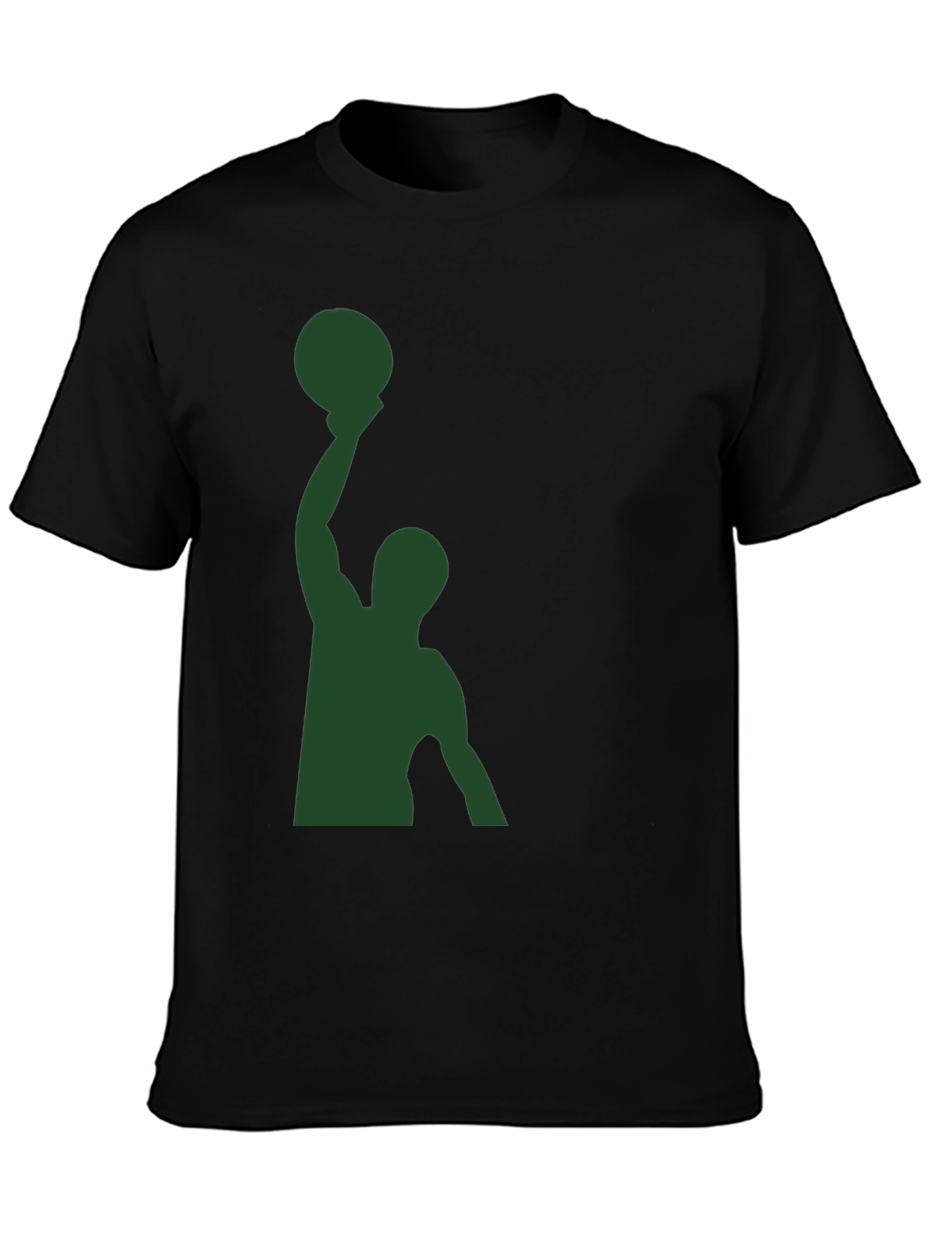 Basketball Player Silhouette Graphic T-Shirt