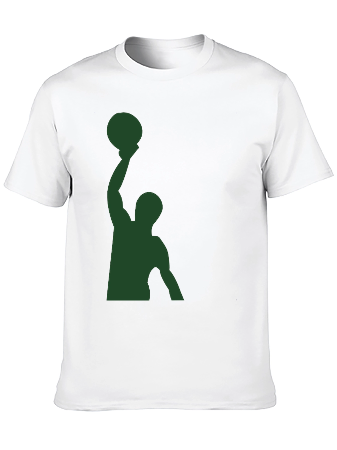 Basketball Player Silhouette Graphic T-Shirt