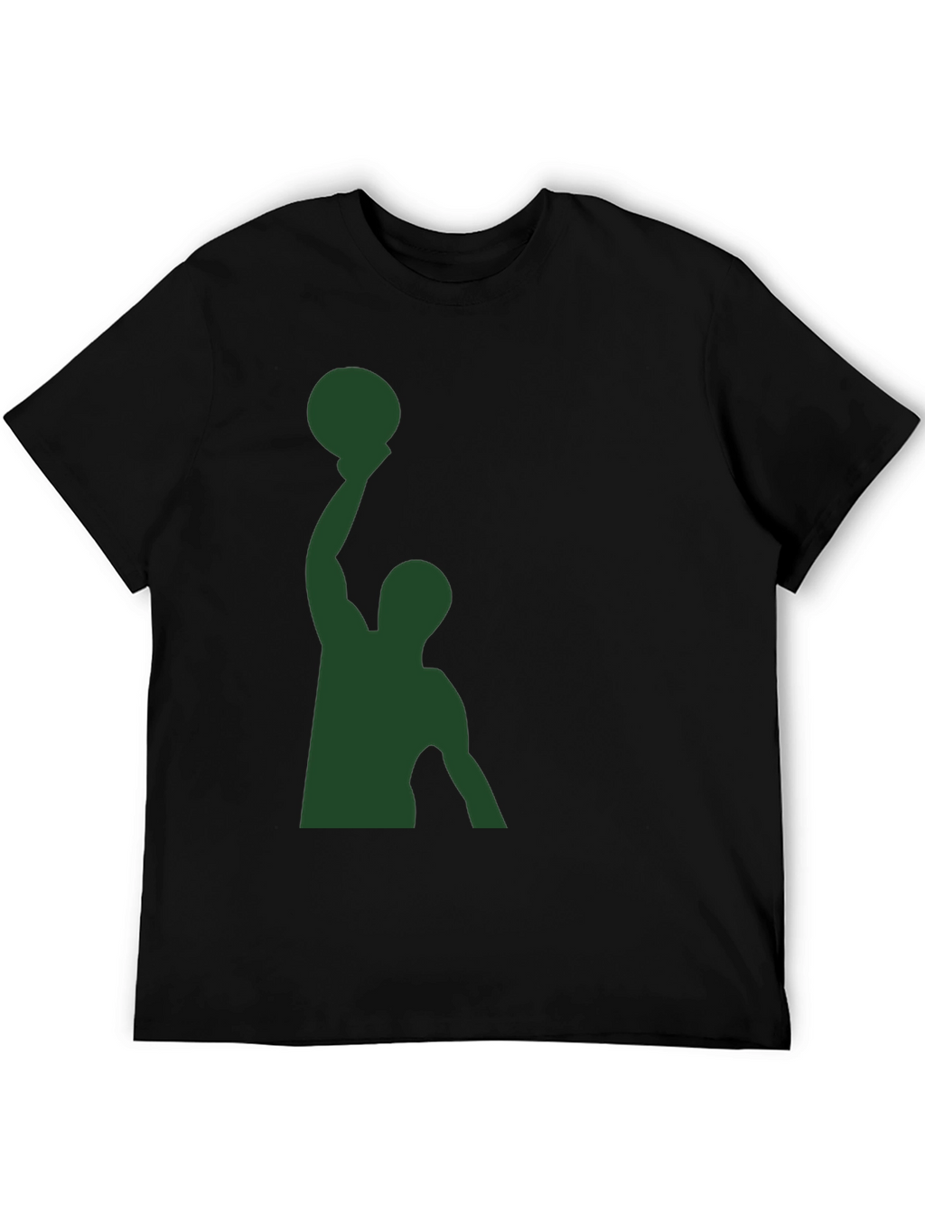 Basketball Player Silhouette Graphic T-Shirt