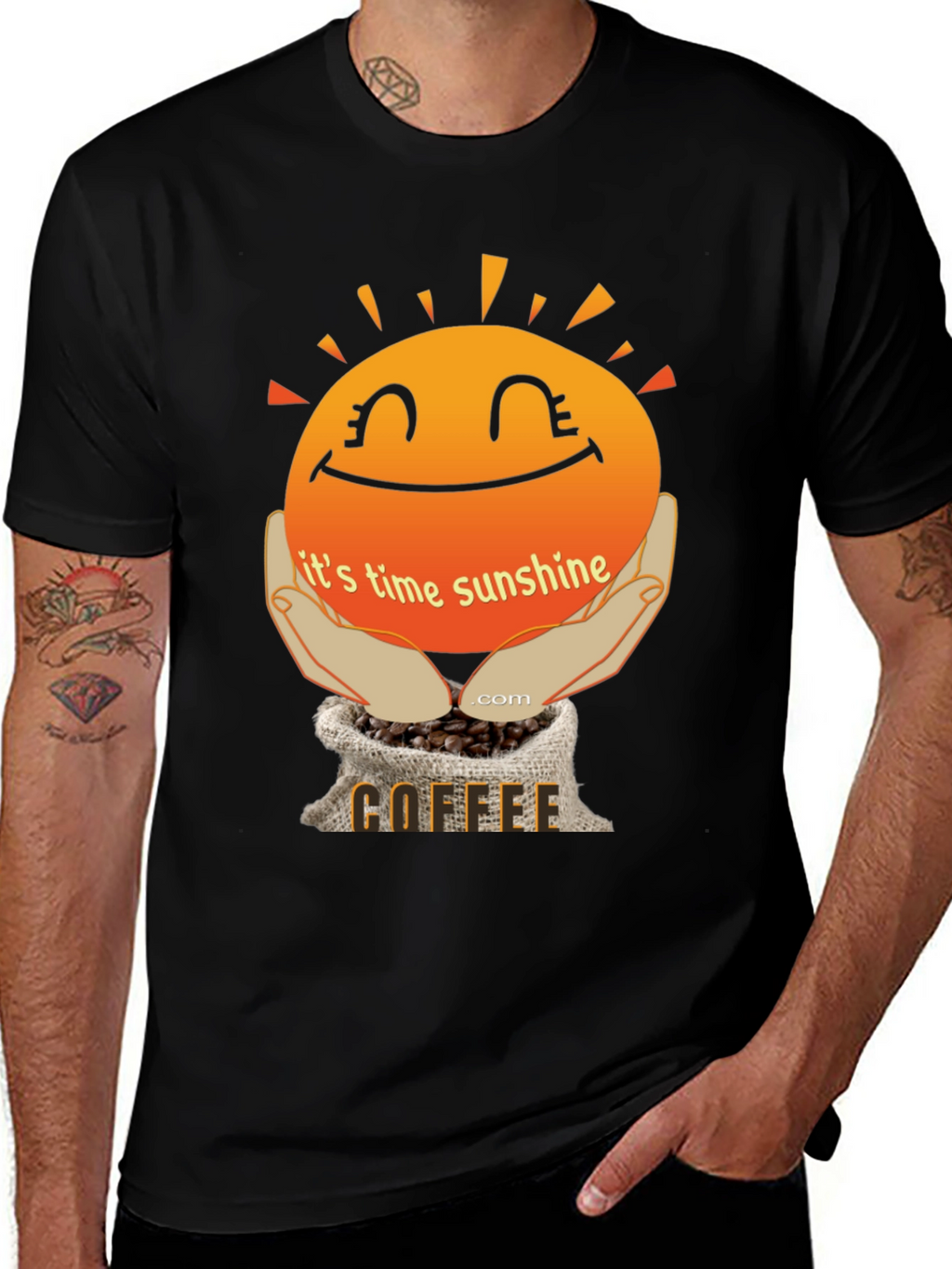 Its Time Sunshine Coffee T-Shirt