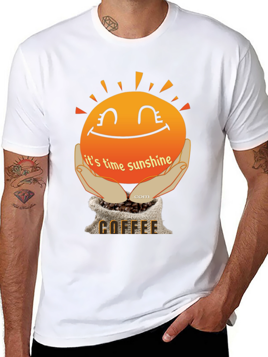 Its Time Sunshine Coffee T-Shirt