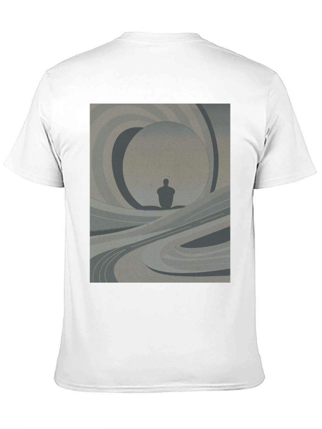 Abstract Silhouette Graphic Tee - Modern Art Shirt