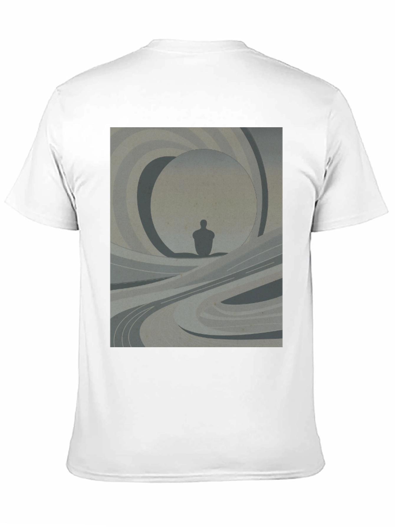 Abstract Silhouette Graphic Tee - Modern Art Shirt
