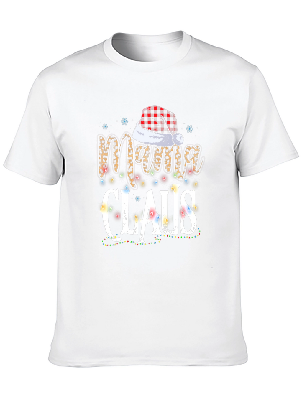 Mama Claus Christmas Graphic Tee Shirt
