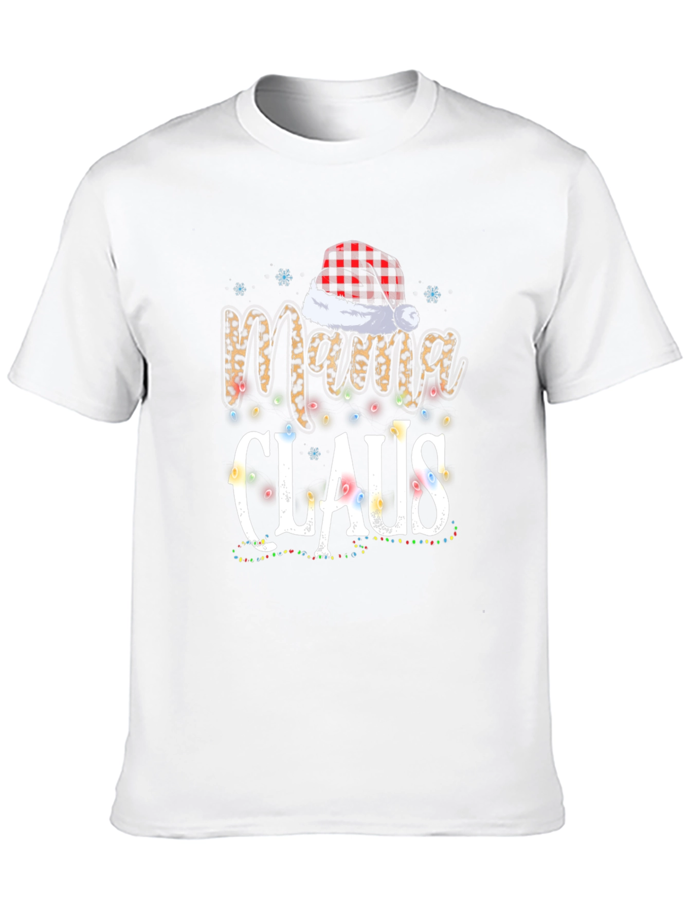 Mama Claus Christmas Graphic Tee Shirt