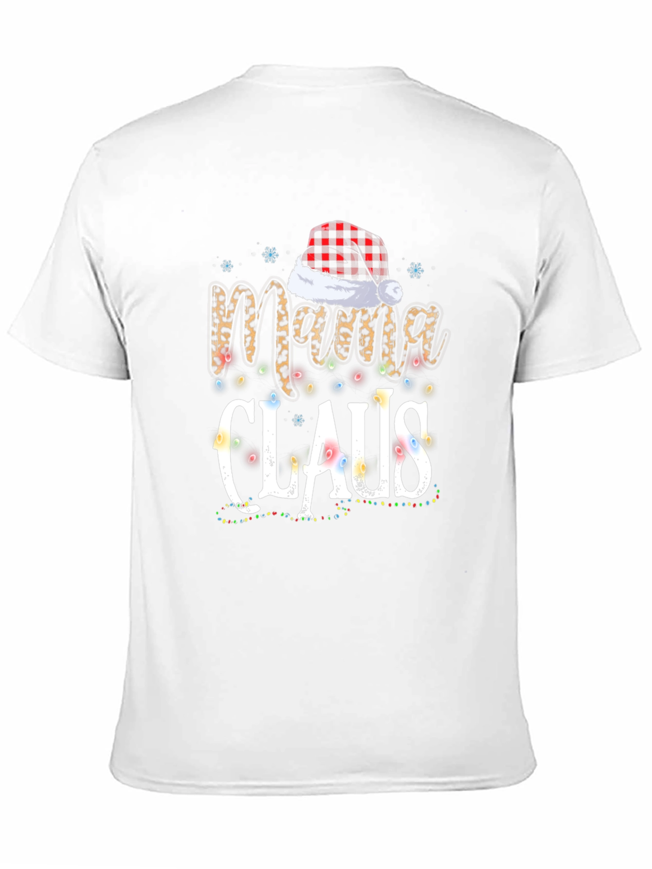 Mama Claus Christmas Graphic Tee Shirt