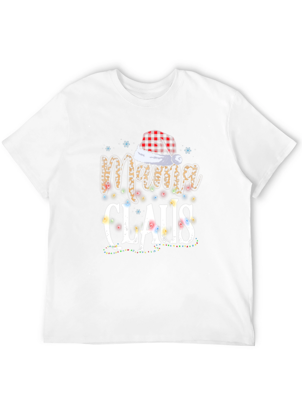 Mama Claus Christmas Graphic Tee Shirt