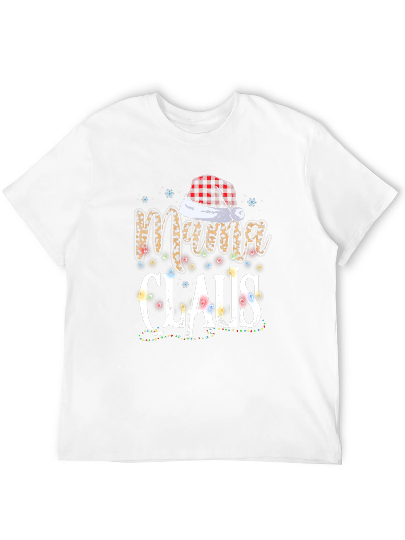 Mama Claus Christmas Graphic Tee Shirt