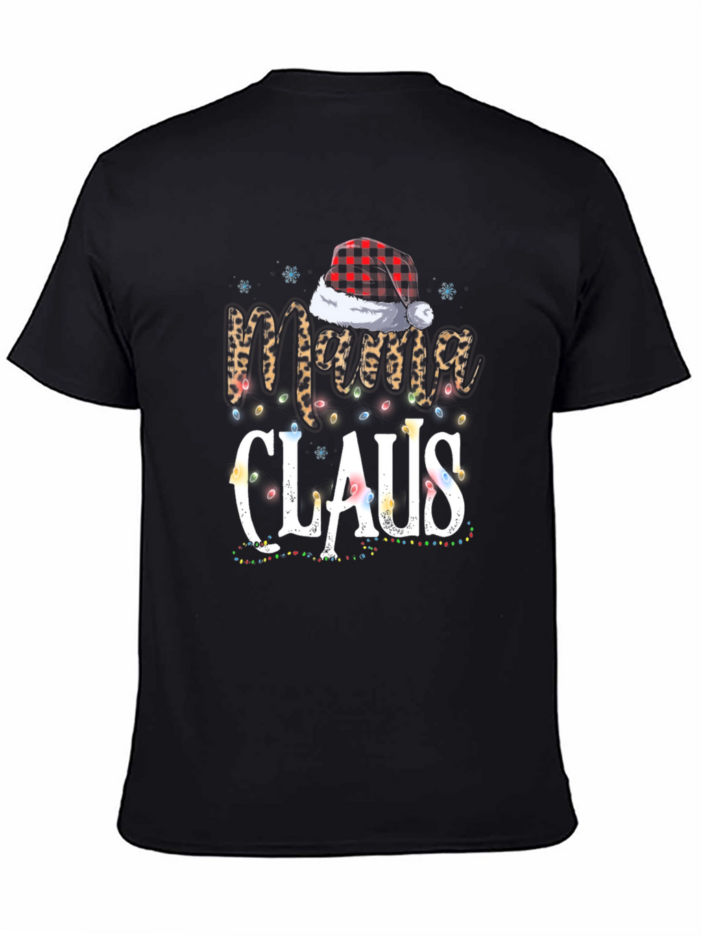 Mama Claus Christmas Graphic Tee Shirt